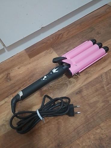 Figaro za kosu: Figaro-Trostruki uvijac za talasastu kosu je potpuno ispravan, u — 1