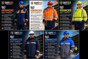 kalson geyim: Məhsul: İŞÇİ GÖDƏKCƏSİ – Safetex Workwear & Safety Xüsusiyyətlər — 2