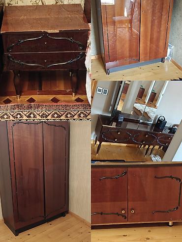 Spalni mebel dəst yataqsiz 80 m, televizor 100 m, servant 20 m