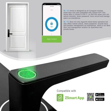 Qapı zamokları: Ağıllı Kilid ML100 -Çin.! ZKTeco Ağıllı kilid ML 100 - Çin brendi və — 6