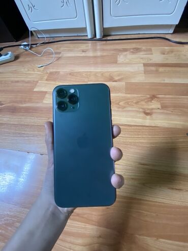 iphone 11 коробка: IPhone 11, Б/у, 64 ГБ, Зеленый, Чехол, 69 %