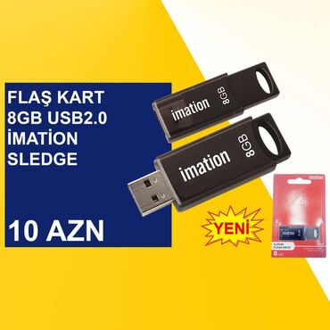 Настольные ПК и рабочие станции: Флеш карта 8 ГБ, USB 2.0, Новый