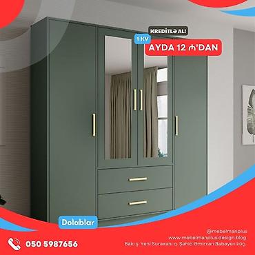 Sifarişlə dolablar: Modern dolablar KREDİTLƏ Dolabları indi kreditlə əldə, edə — 2