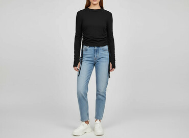 sukienki midi hm: H&M Divided, Top damski, rozmiar XS