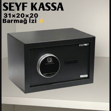 demir şkaf: Görənləri Heyrətə Gətirən O Seyf 🤩 Barmaq İzi, Kod, Açar İlə 3 Dəfəli