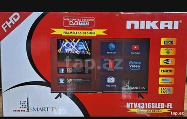 Televizorlar: Nikai 109 ekran Smart tv