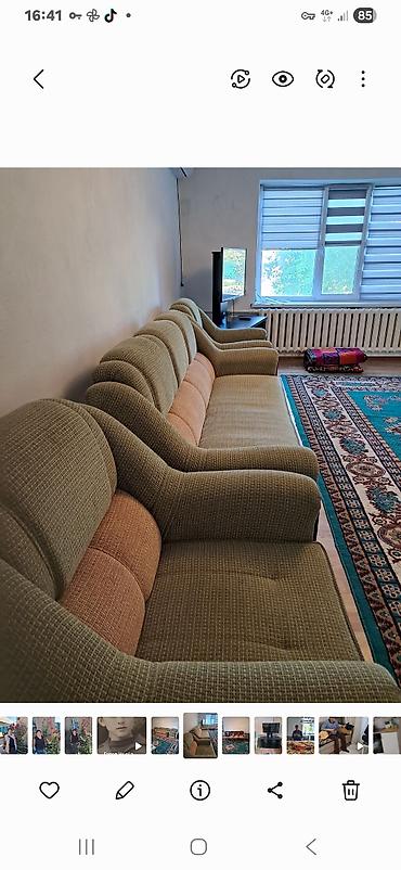 диван 12000: Продаю диван с креслами 12 т сом,ковер 2.5 ×6.0 размер 5 т сом — 1
