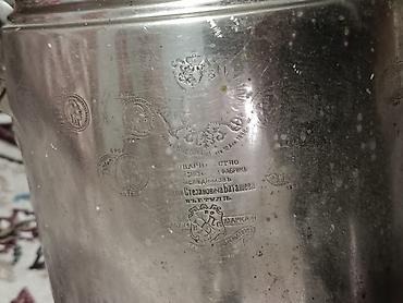 varli ata kasib ata: Qədim samovar, 1870 il, Polad, Vəziyyəti: Əla — 2