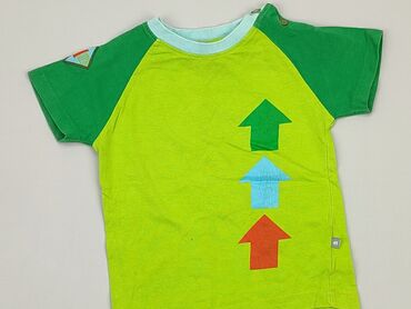 zielona koszula dla chłopca: 9-12 m, 74-80 cm, stan - Dobry