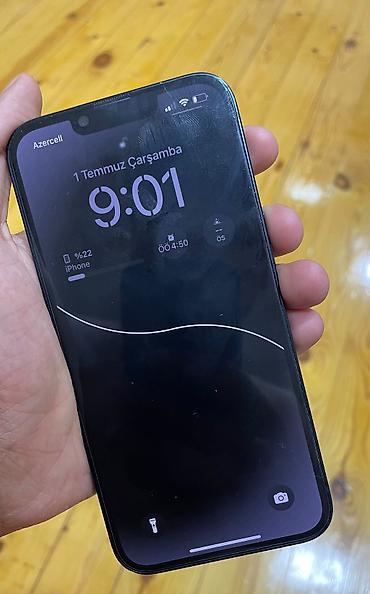 azercell operatorla elaqe: IPhone 14, 128 GB, Midnight, Simsiz şarj, Sənədlərlə, Face ID — 3