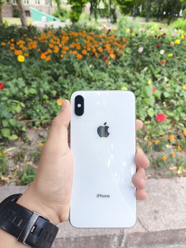 iphone xr купить: IPhone Xs Max, 64 ГБ, Белый, Чехол, 77 %