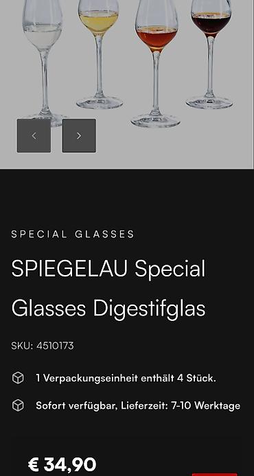 inventar za kafic: Case vintaz Spiegelau kristal za zestoko pice. Kristalne case za — 4