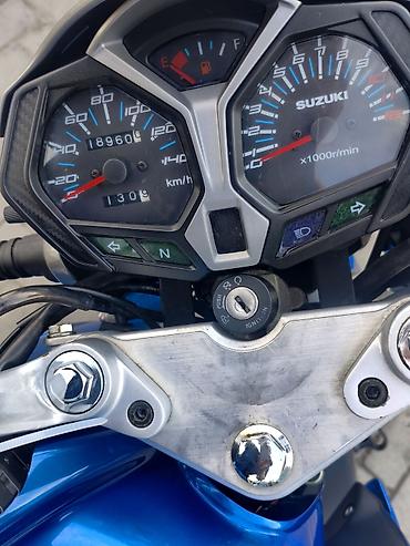 gsx 200: Мотоцикл Suzuki Gixxer (GSX-R) 125 синего цвета, неубиваемый дорожный — 4