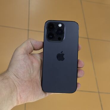 Apple iPhone: IPhone 14 Pro, Б/у, 256 ГБ, Графит, Чехол, 87 % — 13