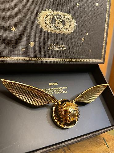 kinder harry potter: Аромадиффузор в автомобиль «Золотой Снитч» •Подарочная коробка • — 2