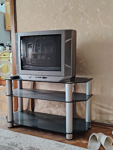 Televizorlar: SHARP kineskop televizor + şüşəli TV stendi Məhsul haqqında: - — 1