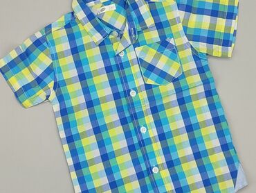 letnie sukienki szyfonowe: Shirt 1.5-2 years, condition - Good, pattern - Cell, color - Blue