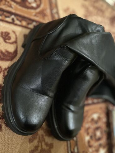обувь изи: Сапоги, 39, цвет - Черный