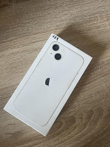 iphone 13 lalafo: IPhone 13, Б/у, 128 ГБ, Белый, Коробка — 2