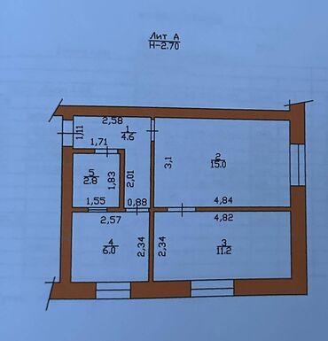 Продажа участков: 2 комнаты, 40 м², Хрущевка, 1 этаж, Старый ремонт