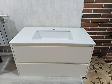 тумба для мойки: Istifade olunmayib yenidir Hamam üçün lavabo ilə inteqrə olunmuş şkaf — 4