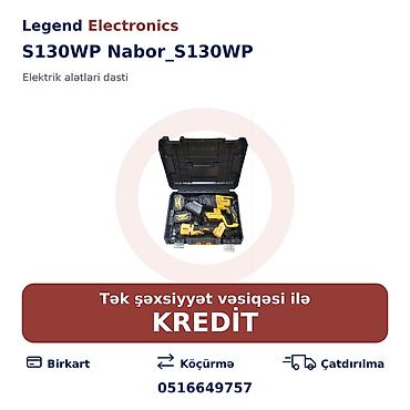 kreditle drel: Elan başlığı: Elektrik alətlər dəsti S130WP Nabor_S130WP Elektrik — 1