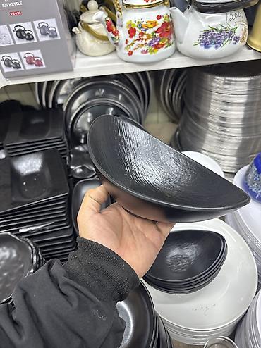 Другие товары для кухни: Меламиновая посуда для кафе и ресторанов — черная коллекция - — 11