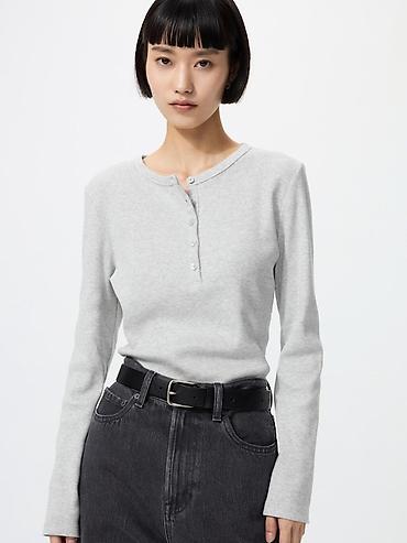 acne studio: Лонгслив/реглан женский с длинным рукавом - Базовый крой — 5
