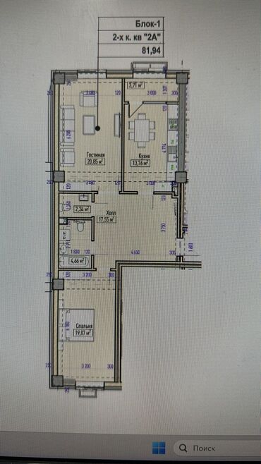 новый дом с ремонтом: 2 комнаты, 82 м², Элитка, 1 этаж, ПСО (под самоотделку)