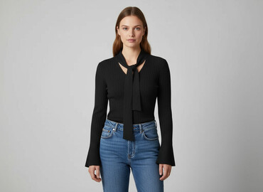 bluzki z dekoltem v plus size: Vila, Bluzka damska, rozmiar M