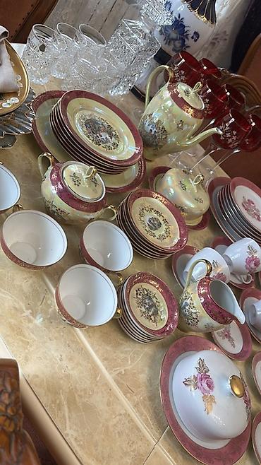 gül instagram: Çay dəsti, rəng - Bənövşəyi, Farfor — 1