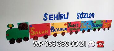 Şəkillər, tablolar: Şəkilləri çevirin zəhmət olmasa. Sinif otağı, bağça dekorları. XARI — 24