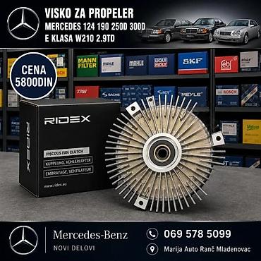 MERCEDES 124 190 E KLASA W210 VISKO VENTILATOR PROPELER | Visko