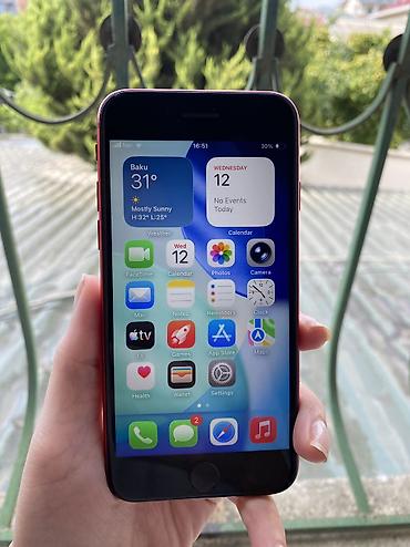 ıphone se 2020: IPhone SE, Qırmızı, Barmaq izi — 3