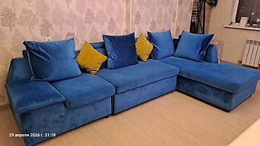 Угловые диваны: Угловой диван, С ящиками — 15