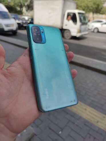 redmi telfon: Redmi Note 10, 64 GB, rəng - Yaşıl, Zəmanət, Barmaq izi, Simsiz şarj