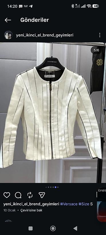 Versace Collection qadın jaketi - Rəng: krem-ağ - Ölçü: S (etiketdə