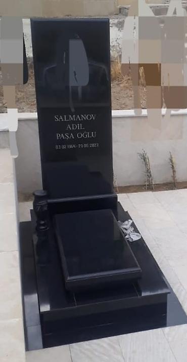 Başqa xidmətlər: Qara və ağ mərmər/granitdən qəbirüstü abidələrin hazırlanması xidməti — 18