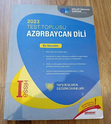 Testlər: Azərbaycan dili Testlər 11-ci sinif, DİM, 1-ci hissə, 2023 il — 1