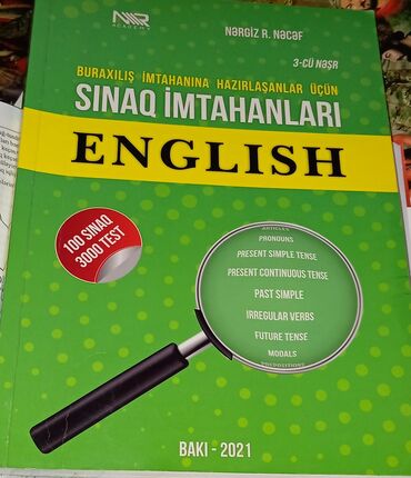 nərgiz: Englısh sınaq testləri ✅Nərgiz nəcəf ✅Təzədir,yenidi,heç istifadə