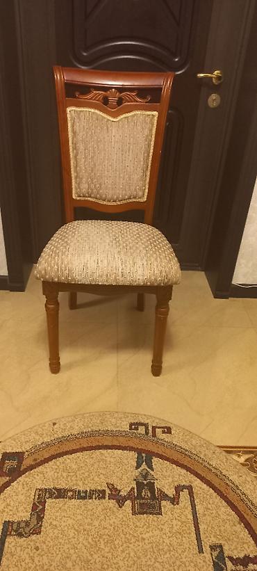 malaziya stol: Qonaq otağı üçün, İşlənmiş, Açılan, Oval masa, 6 stul — 1