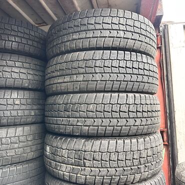 шина машины: Шины 195 / 65 / R 15, Зима, Б/у, Комплект, Легковые, Япония, Dunlop