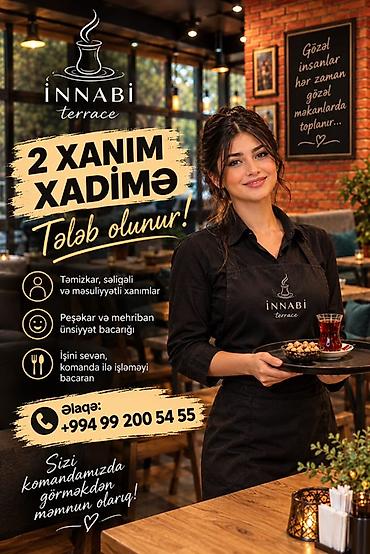 Xadimələr: Xadimə tələb olunur — 1