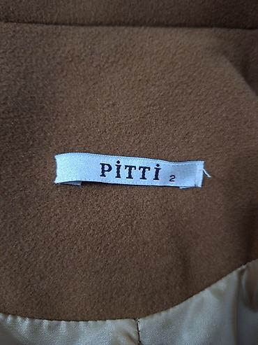 пальто pitti: Пальто, Классика, Осень-весна, По колено, Двубортная модель, L — 2
