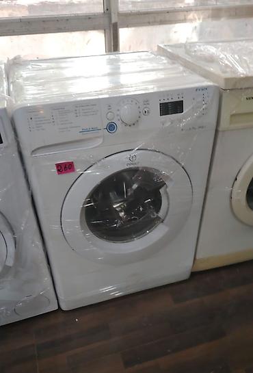 Paltaryuyan maşınlar: Indesit ön yükləməli paltaryuyan maşın - Ön yükləmə dizaynı, iri şüşə — 1