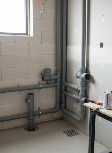 фитинги для пластиковых труб: Труба для канализации Материал: Пластик