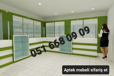 aptek vitrini: Aptek mebel sifarisi