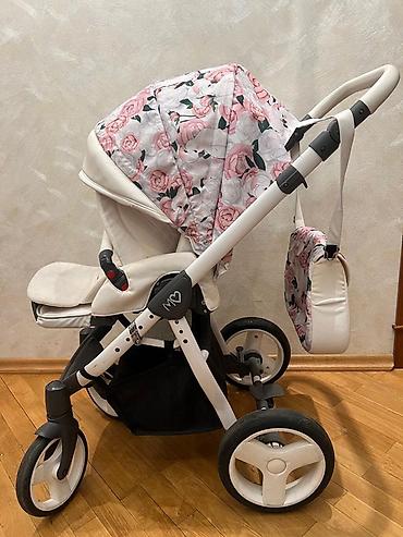 doona ikinci el: Uşaq arabası. Lulka və çanta ilə birlikdə. Babyactive firması. Zədəsi — 1