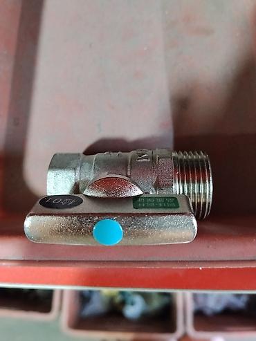 краны шаровые: Шаровый кран 1/2" - Тип: запорный шаровый кран с рукояткой-бабочкой - — 2