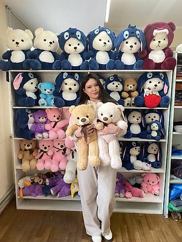 Игрушки: Мишка 60 см бесплатная доставка по Бишкеку 🧸60 см 1000 сом — 3